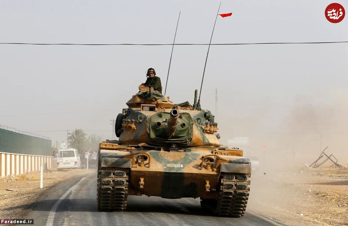 تصاویر/ ورود تانک‌های ترکیه به خاک سوریه