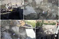 ریزش ساختمان ۴ طبقه در کرمانشاه