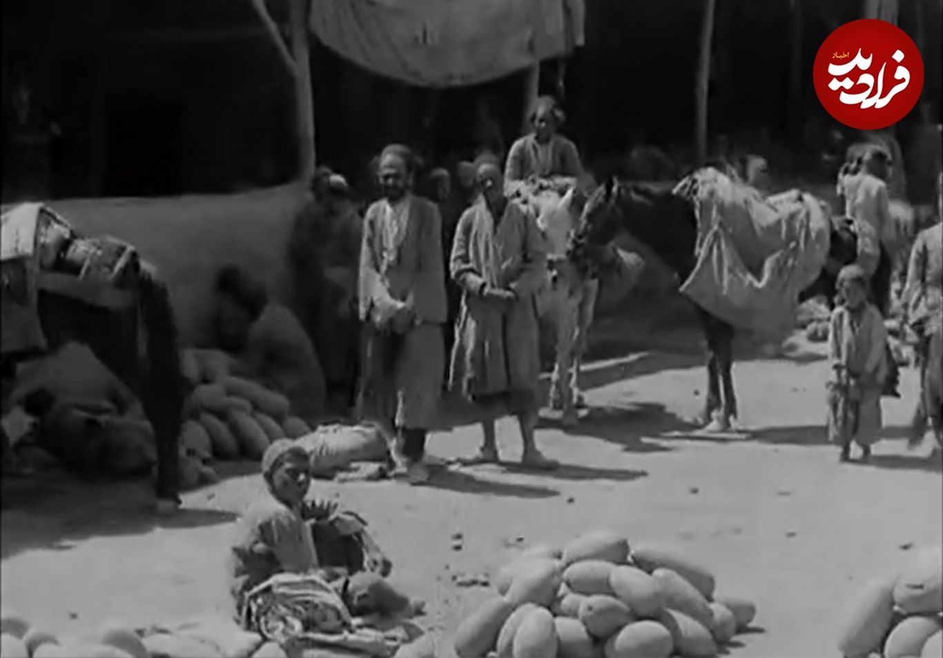فیلم دیده‌نشده و خارق‌العاده از بازار اصفهان در یک قرن قبل