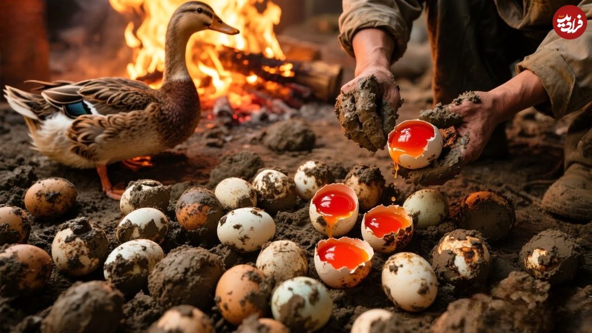 ببینید؛ هنر باستانی در چین: فرآیند شگفتانگیز فرآوری تخم اردک با گل رس