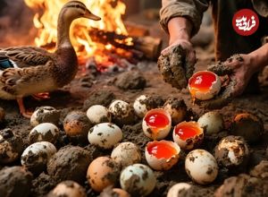ببینید؛ هنر باستانی در  چین: فرآیند شگفت‌انگیز فرآوری تخم اردک با گل رس