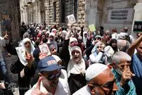 تصاویر/ خشونت کم‌سابقه صهیونیست‌ها در بیت‌المقدس