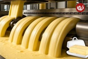 ببینید| فرآیند تماشایی تولید «کره» در کارخانه ای در ایتالیا