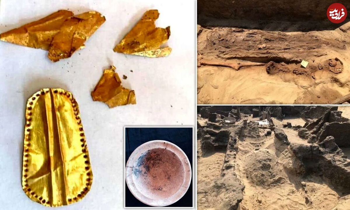 (تصاویر) کشف مومیایی‌هایی عجیب با زبان‌ طلا در مصر