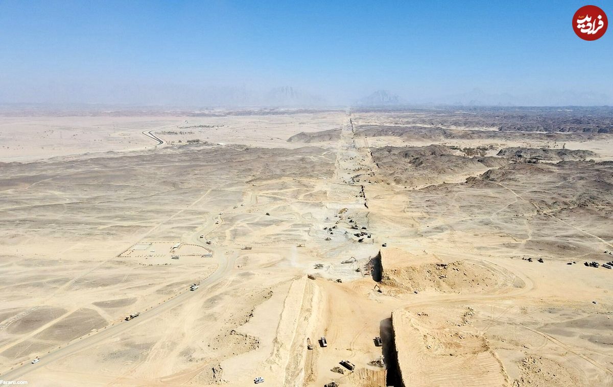 (ویدئو) ساخت طویل‌ترین شهر جهان در عربستان آغاز شد