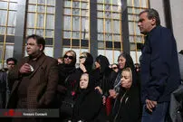 تصاویر/ افشین یداللهی به خانه ابدی بدرقه شد