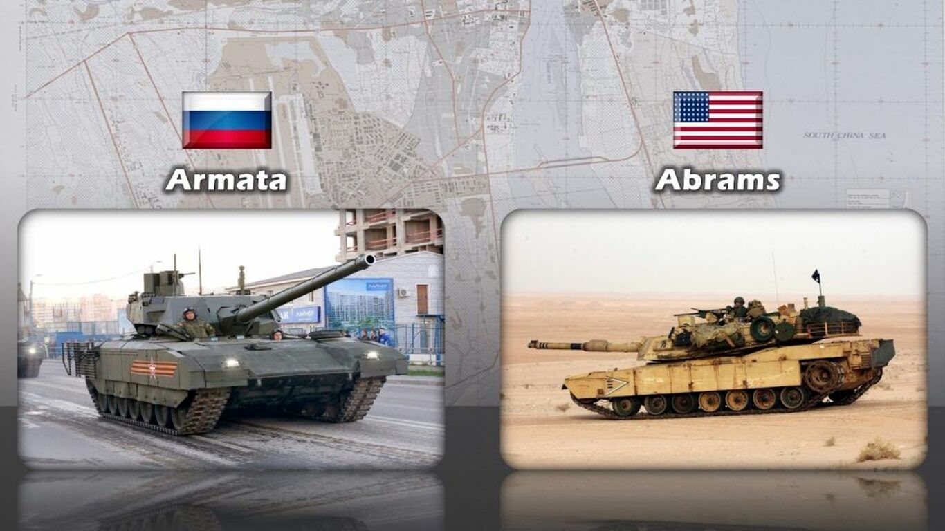 مقایسه تانک‌های M1A2 Abrams و T-14 Armata؛ تانک آمریکایی بهتر است یا روسی؟