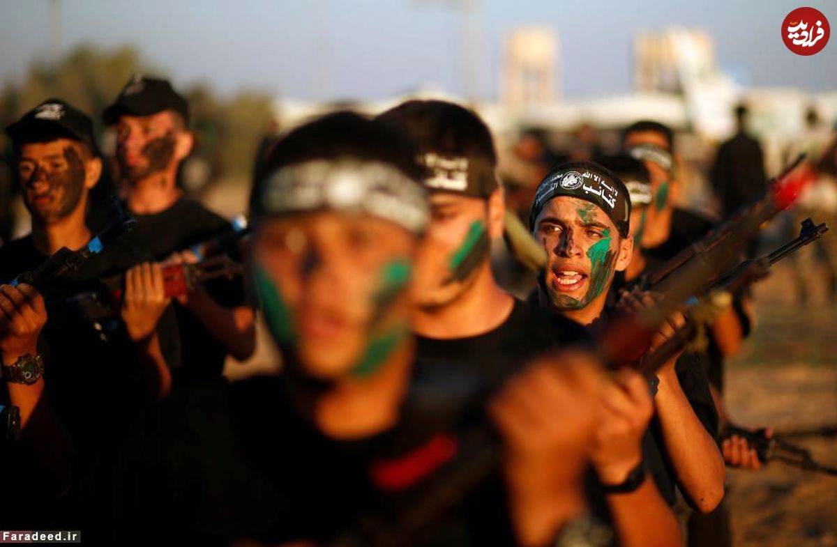 تصاویر/ آموزش کماندوهای جوان حماس