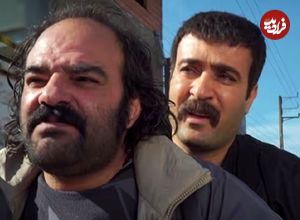 عکس؛ سفر در زمان؛ «کاووس خلافکار و ارسطو» در پشت صحنه سریال پایتخت 6؛ سال 98
