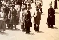 عکس| سفر به ایران قدیم؛ دستۀ عزاداری روز عاشورا در تهران دوران ناصرالدین شاه