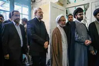 تصاویر/ علی لاریجانی در صف رای گیری