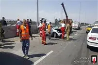 تصاویر/ مرگ زوج جوان در تصادف شدید ساندرو