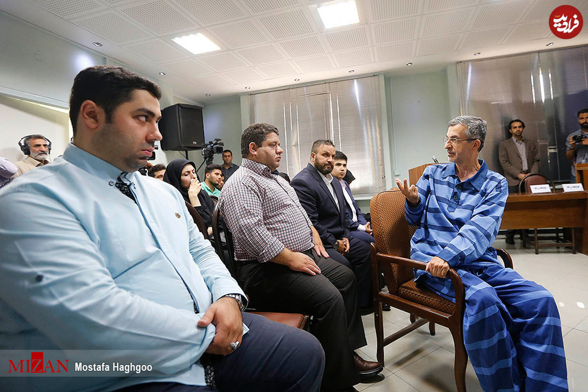 تصاویر/ جار و جنجال مشایی در دادگاه دوم