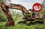 ببینید| فرآیند بازسازی کامل یک بیل مکانیکی رها شده به روش مکانیک چینی