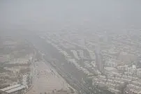 (عکس) ۱۲ منقطه تهران در وضعیت قرمز کیفیت هوا