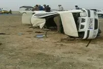 عکس/ 6 کشته در تصادف در جنوب خوزستان