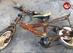 ببینید؛ فرآیند بازسازی کامل یک دوچرخه زنگ زده 91 ساله فرانسوی