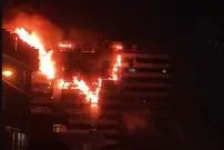 انسداد مسیرهای منتهی به بیمارستان گاندی از سوی پلیس؛ مردم تجمع نکنند