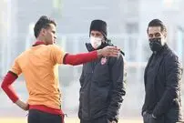 (عکس) حضور عیسی آل کثیر در تمرینات پرسپولیس