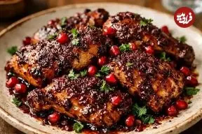 مرغ سماقی با رب انار؛ طعمی متفاوت برای یک وعده خاص