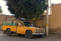 عکس؛ سفر در تاریخ؛ تصویری از وانت قدیمی ایژ