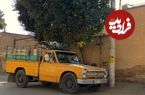 عکس؛ سفر در تاریخ؛ تصویری از وانت قدیمی ایژ