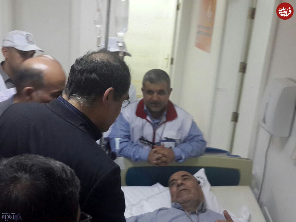 (تصاویر) دیدار وزیر بهداشت با مجروحان منا در مکه