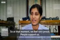 ویدئو/ قصه دختری که آتش‌نشان شد