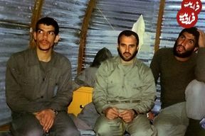 عکس؛ سفر در زمان؛ «سرلشکر رشید در کنار احمد کاظمی» در مقر فرماندهی در جبهه؛ دهه 60