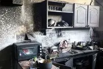 (عکس) یک واحد مسکونی در شهرک اکباتان آتش گرفت