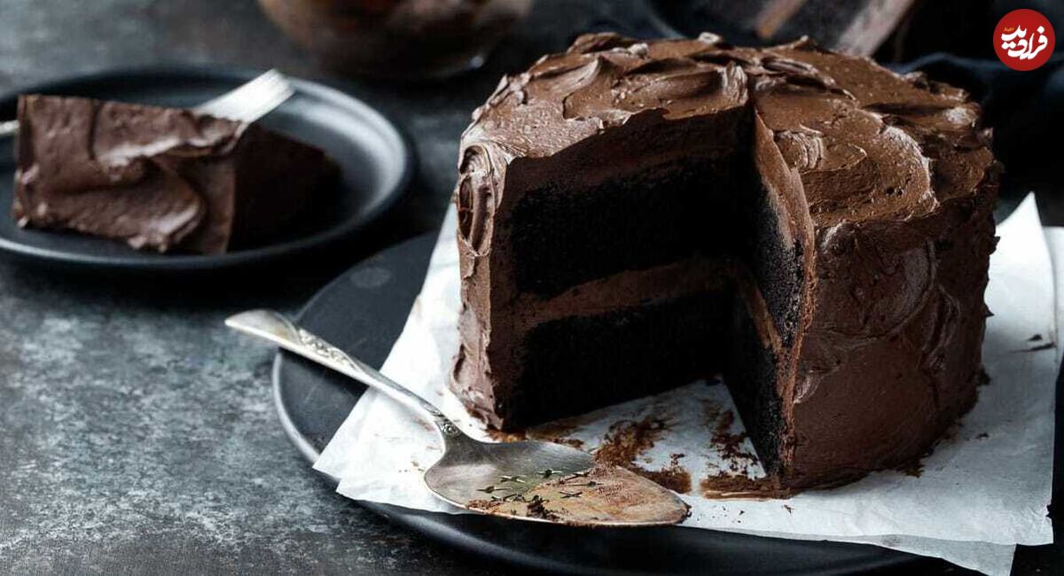 طرز تهیه کیک دبل چاکلت به سبک کافیشاپی