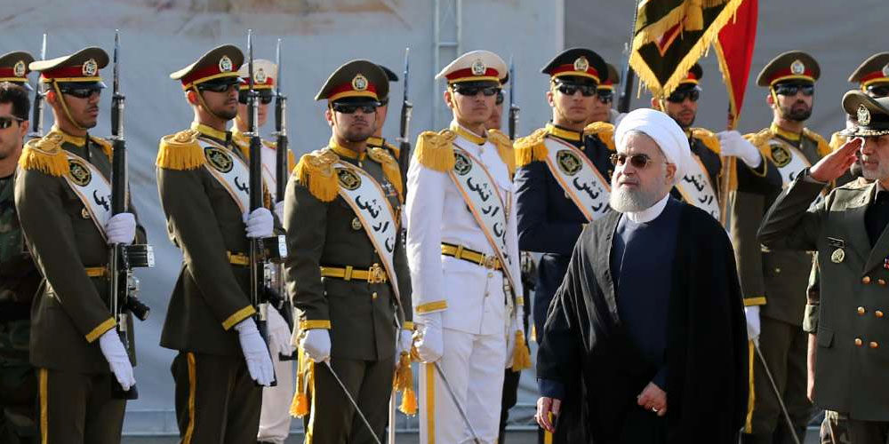 تصاویر/ حضور روحانی در مراسم رونمایی از صنایع دفاعی