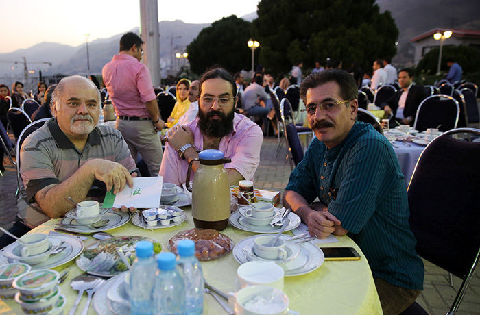 تصاویر/ چهره‌ها در افطاری لیلا بلوکات