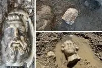 (عکس) کشف سر‌های جداشده سنگی عجیب در ترکیه