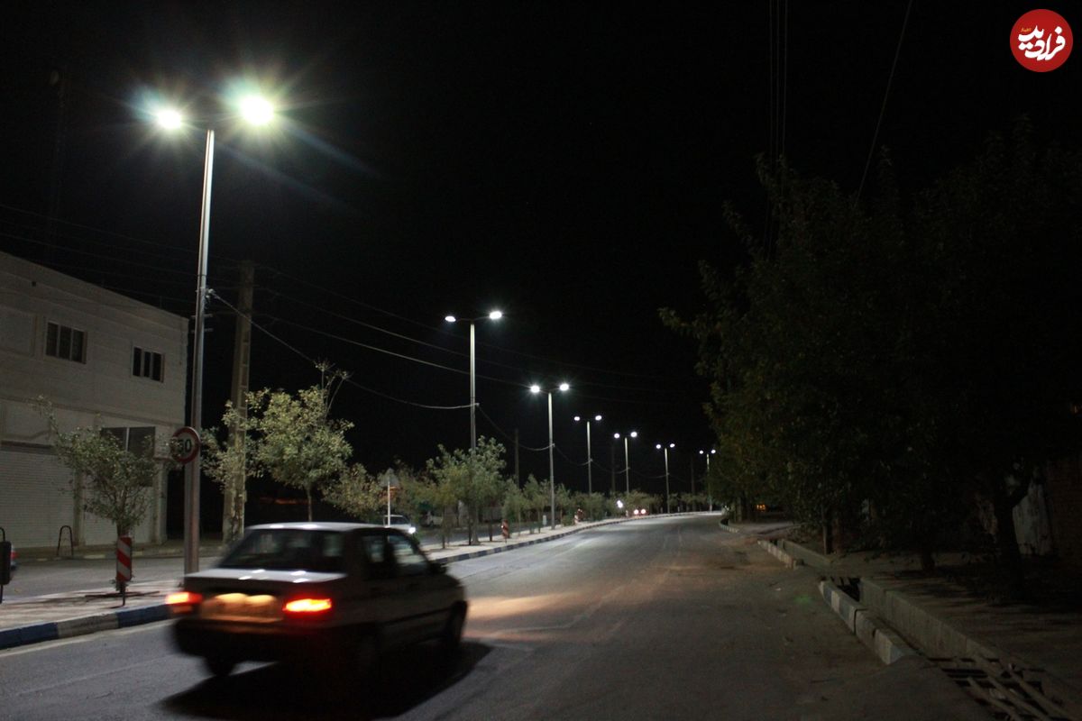 (عکس) نخستین خیابانی که در ایران صاحب چراغ‌ شد