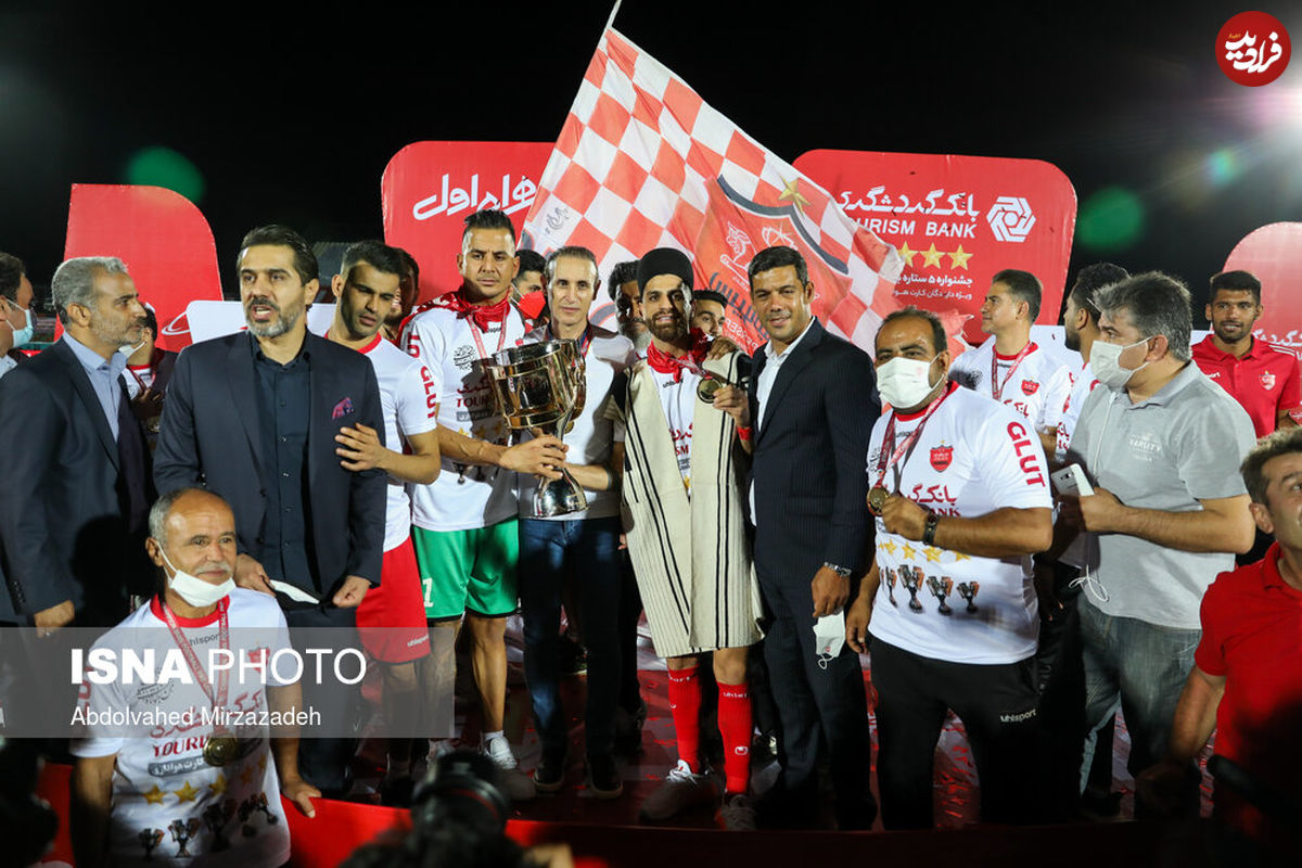 جشن قهرمانی پرسپولیس در لیگ برتر فوتبال