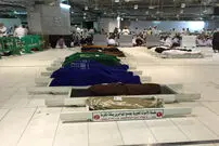 (تصاویر) خاکسپاری قربانیان حادثه مکه