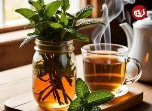 نوشیدنی معجزه‌آسایی که از معده تا مغز را آرام می‌کند + روش تهیه چای نعناع فلفلی