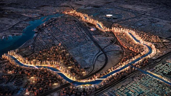 پروژه مرافی؛ کانالی ۱۱ کیلومتری که محل زندگی ۱۳۰ هزار نفر در عربستان خواهد بود
