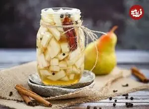 ترشی گلابی خانگی؛ چاشنی متفاوت و خوش‌طعم برای کنار غذا + طرز تهیه