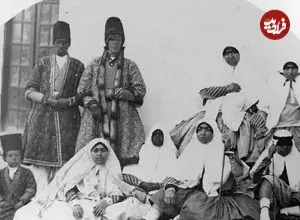 تصویر| سفر در زمان؛ عکس یادگاری «خواجه‌های حرمسرا» در دامغان؛ دهه 1230