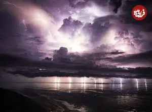 عکس؛ ثبت هم‌زمان دو پدیده بسیار نادر در یک عکس