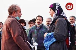 عکس| سفر در زمان؛ «اوس غلام و شیرین» در پشت صحنه سریال نون خ؛ سال 99