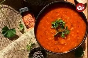 سوپ دال عدس ؛ راحت ، فوری برای روزهای جنگ