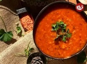 سوپ دال عدس ؛ راحت ، فوری برای روزهای جنگ