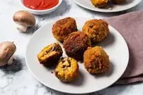 طرز تهیه فلافل با قارچ و پنیر