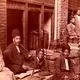 عکس| سفر در زمان؛ نمایی از کتاب‌فروشان دوره‌گرد در دوران قاجار