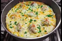ببییند| طرز تهیه یک غذای جدید و ساده با تخم مرغ پخته