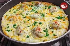 ببییند| طرز تهیه یک غذای جدید و ساده با تخم مرغ پخته