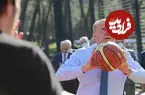 ببینید| تصاویری از بازی بسکتبال اردوغان و مسئولان ترکیه